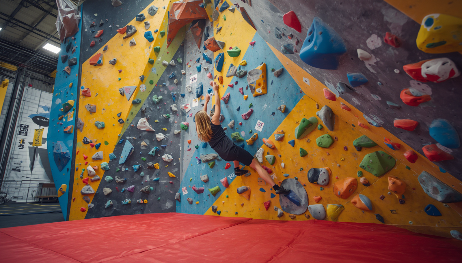 Bouldern in Duisburg, Indoor-Kletterwand
