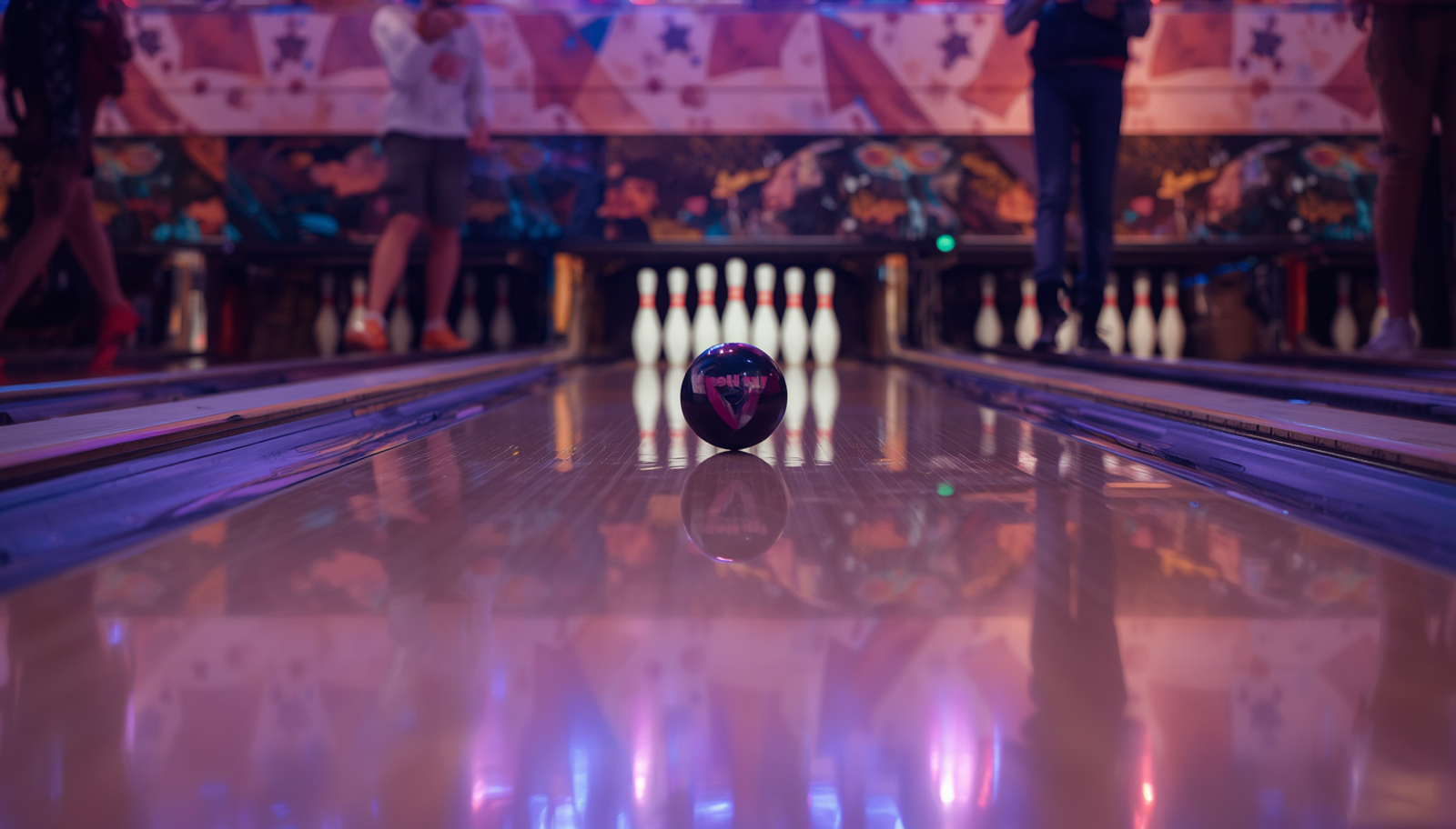 Bowling in Duisburg, Bahn mit Pins