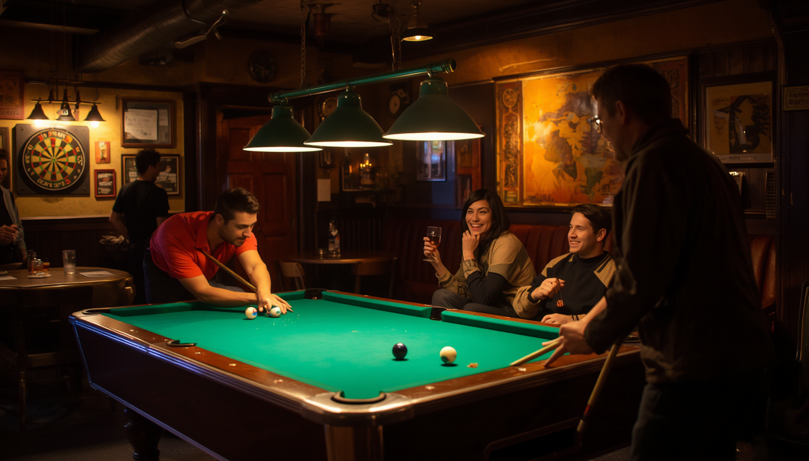 Billard und Dart in Duisburg, gesellige Kneipenspiele