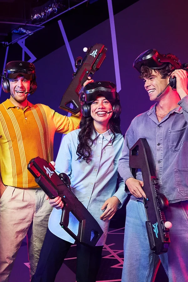 Teams Event Teamevent VR Ausrüstung Duisburg Freizeit Arena Zero Latency Spaß